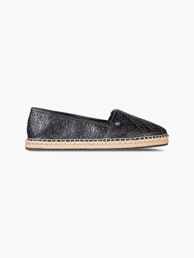 Calvin Klein Cipők HU666682 | Calvin Klein Logo Női Espadrilles Fekete